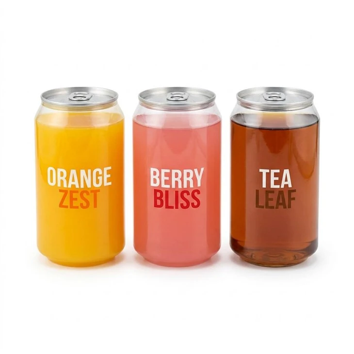 330ml recycling plastic can high quality