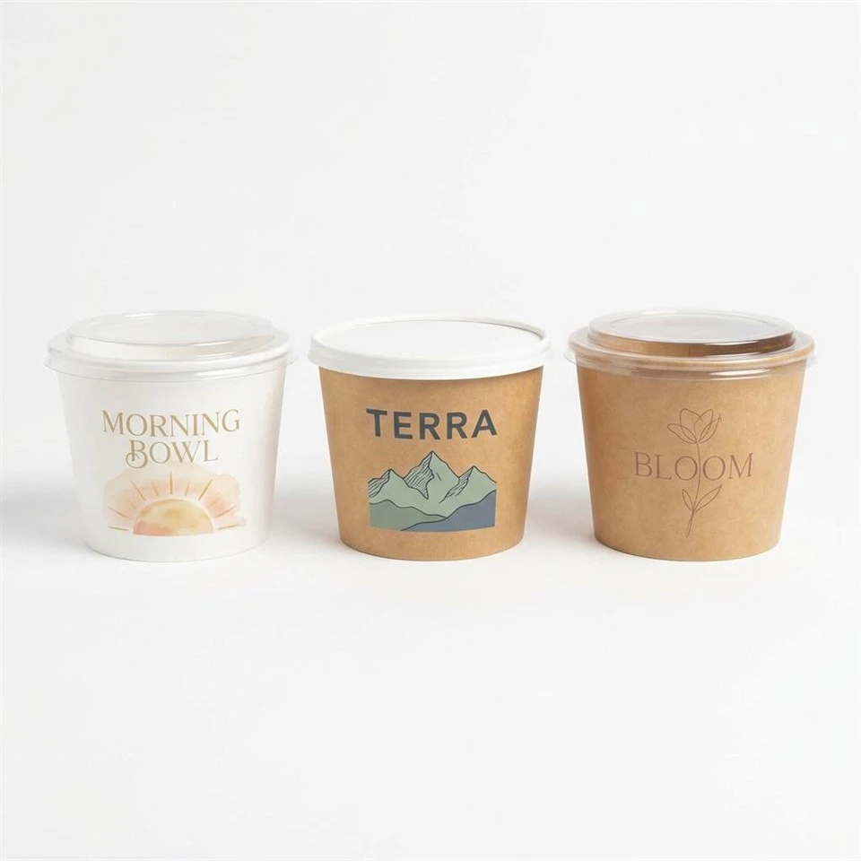 1100ml Paper Bowls