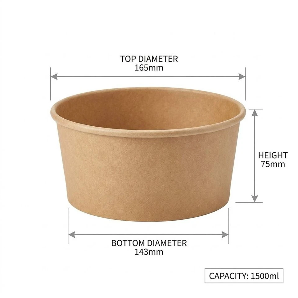1500ml Large Paper Bowls suppliers 1500ml Large Paper Bowls suppliers