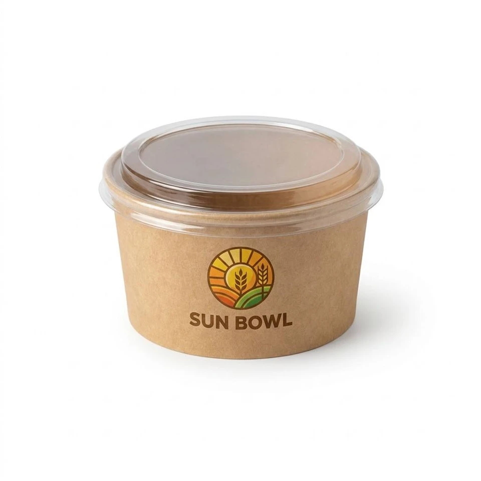 500ml Disposable Bowls With Lids