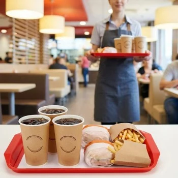 Fast-Food Chains using single paper cup Fast-Food Chains using single paper cup