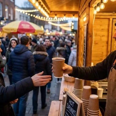Street Festivals & Outdoor Catering using ripple wall cup Street Festivals & Outdoor Catering using ripple wall cup