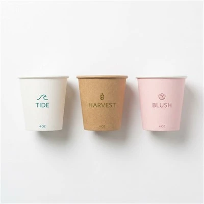 4oz Paper Coffee Cups with Lids
