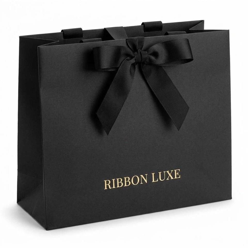 Ribbon Handle Gift Bag high quality Ribbon Handle Gift Bag high quality