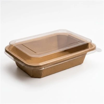 1000ml Octagonal Paper Bowls With Lids