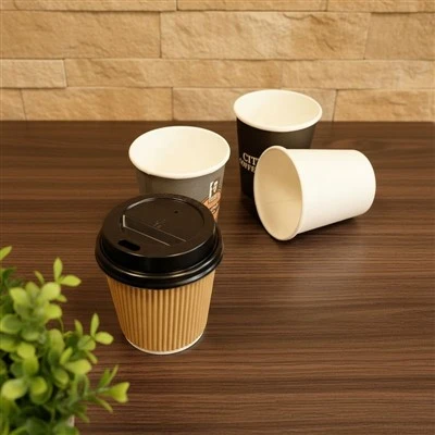 4oz Coffee Cups with Lids