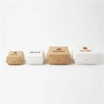 Kraft Paper Hamburger Box